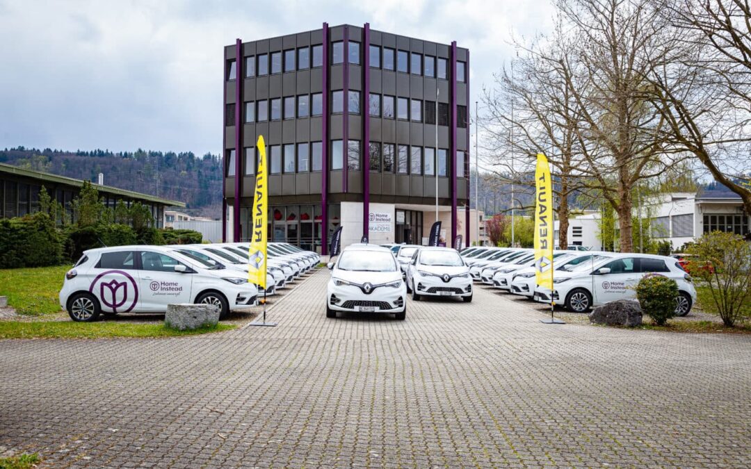 Portfolio companies Home Instead and Quickpac with largest fleet of electric cars in Switzerland
