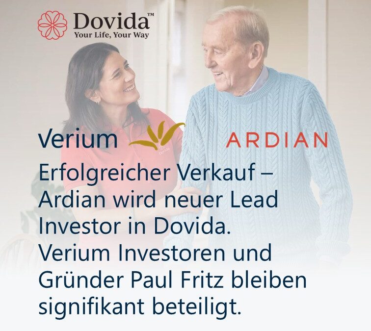 Ardian wird neuer Lead Investor in Dovida
